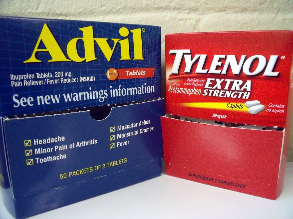 tylenol or ibuprofen